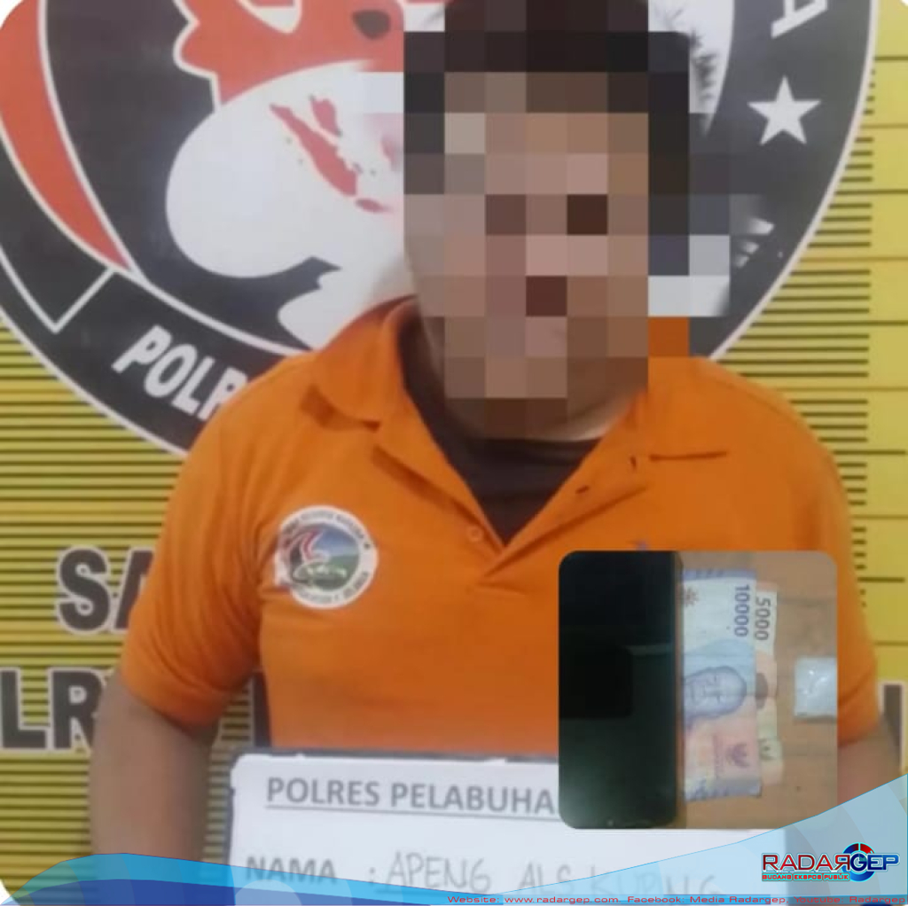 Sat Narkoba Polres Pelabuhan Belawan Tangkap Pengedar Shabu di Pematang Johar